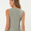 Miniatura: Regata Decote Quadrado em Viscose Verde