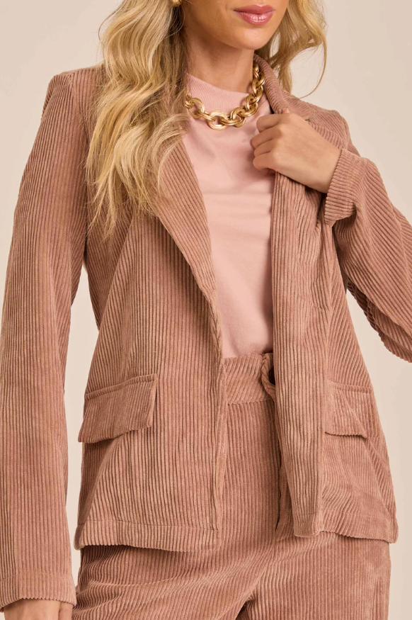 Miniatura: Blazer Ethnic Blur em Veludo Cotelê