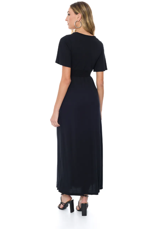 Miniatura: Vestido Longo em Malha Piquet