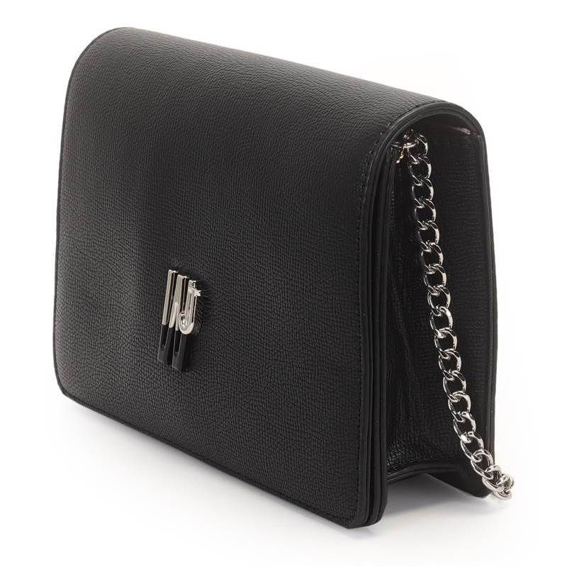 Miniatura: Bolsa Transversal Pequena Metal Logo WJ Preto