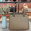 Miniatura: Bolsa Satchel WJ Grande Com Metal Resinado Camel