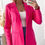 Miniatura: Blazer Maxi em Neoprene Pink