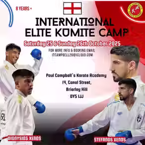 INTERNATIONAL ELITE KUMITE CAMP DIONYSIOS XENOS & STEFANOS XENOS 25.-26.10.2025