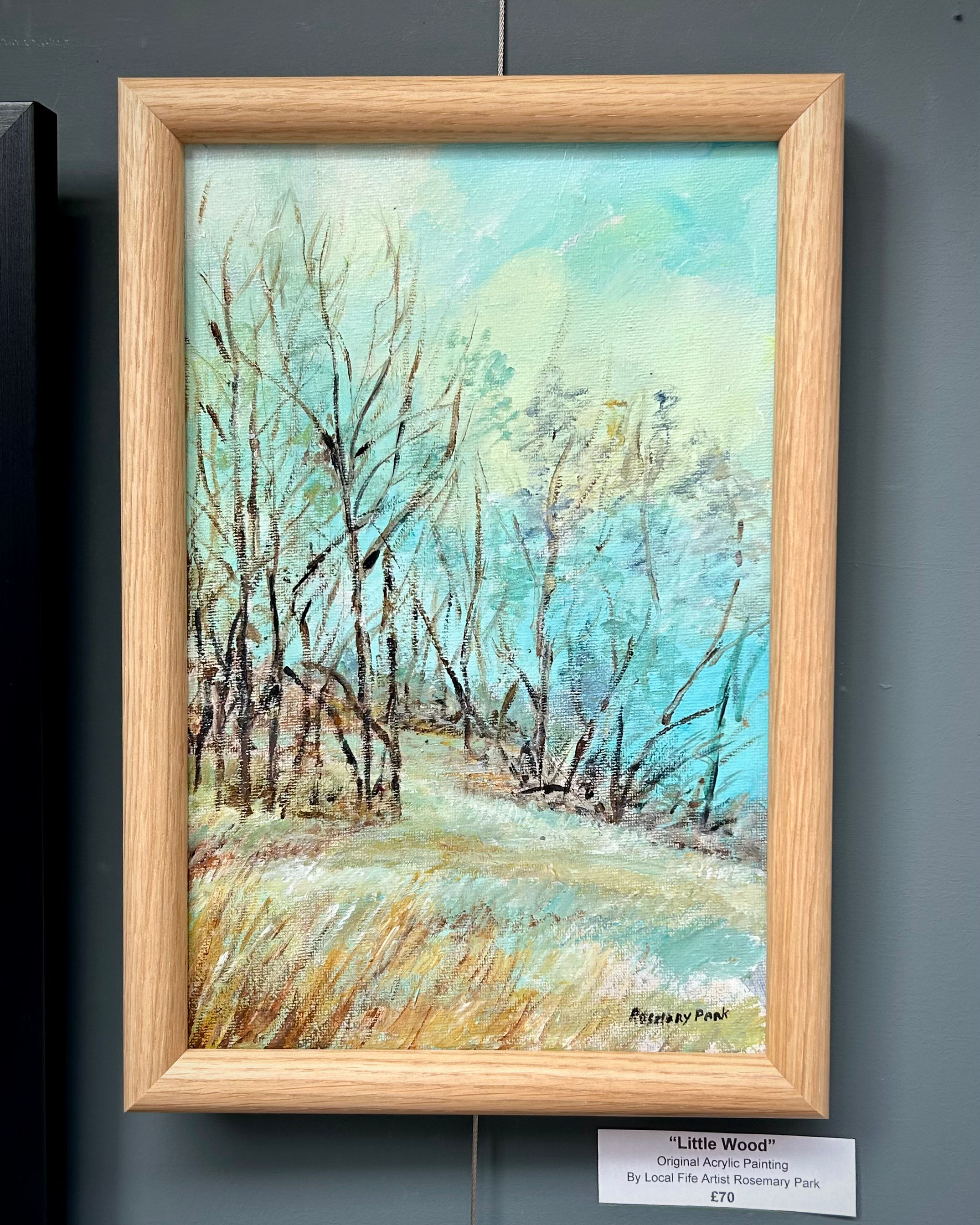 Little Wood - Original Acrylic by Rosemary Park