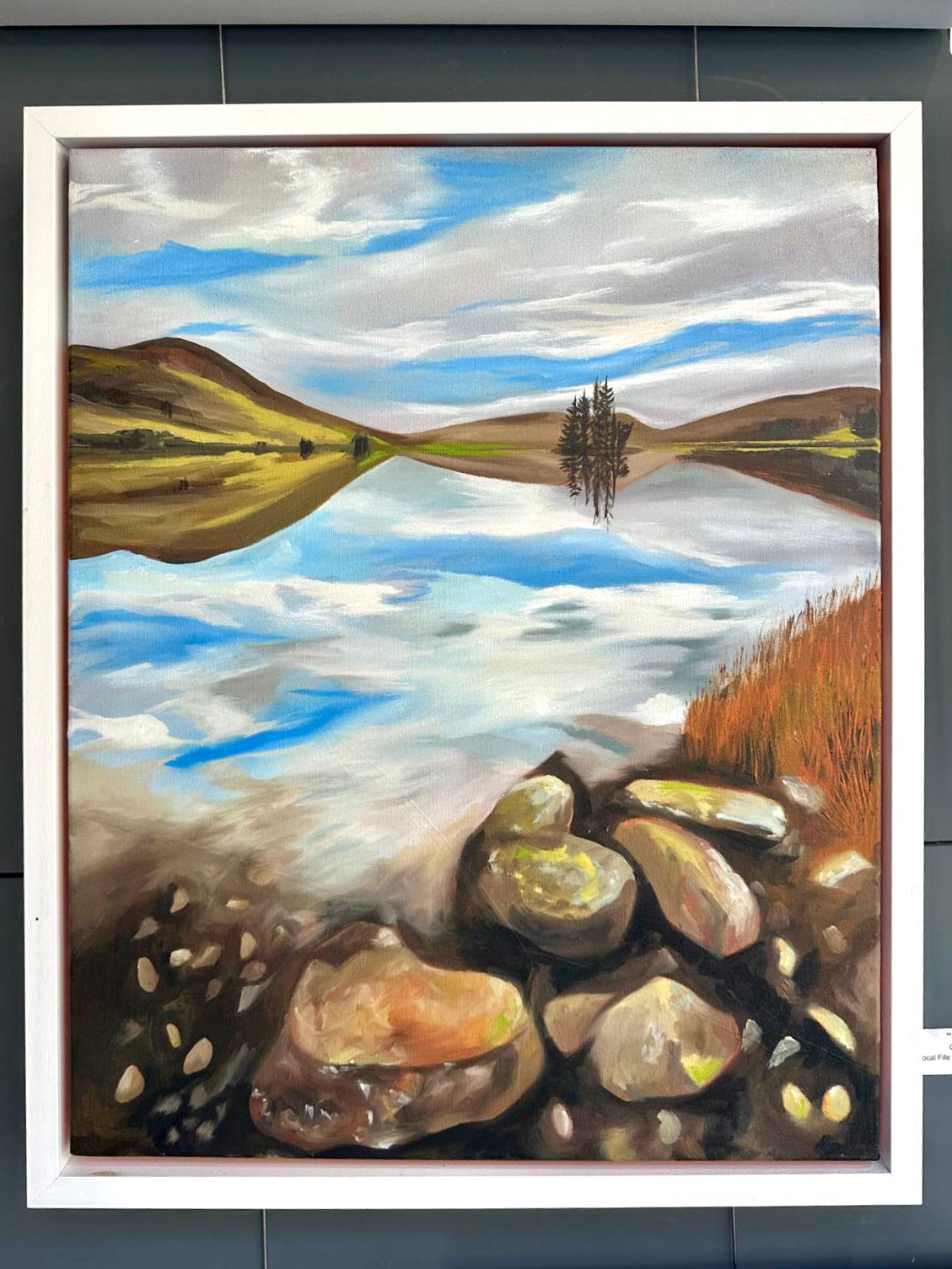 View Over The Rocks - Original Acrylic by Naoimh O'Shea