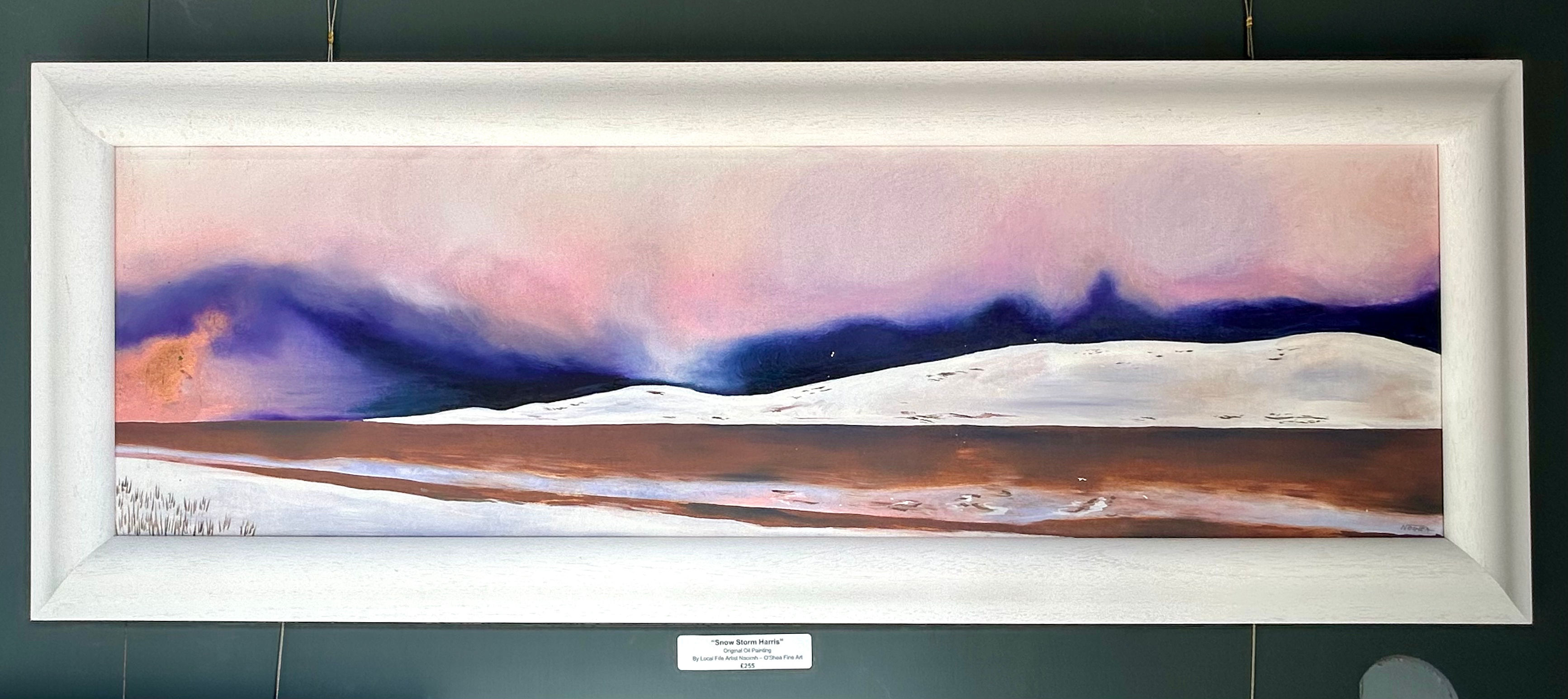 Snow Storm Harris - Original Acrylic by Naoimh O'Shea