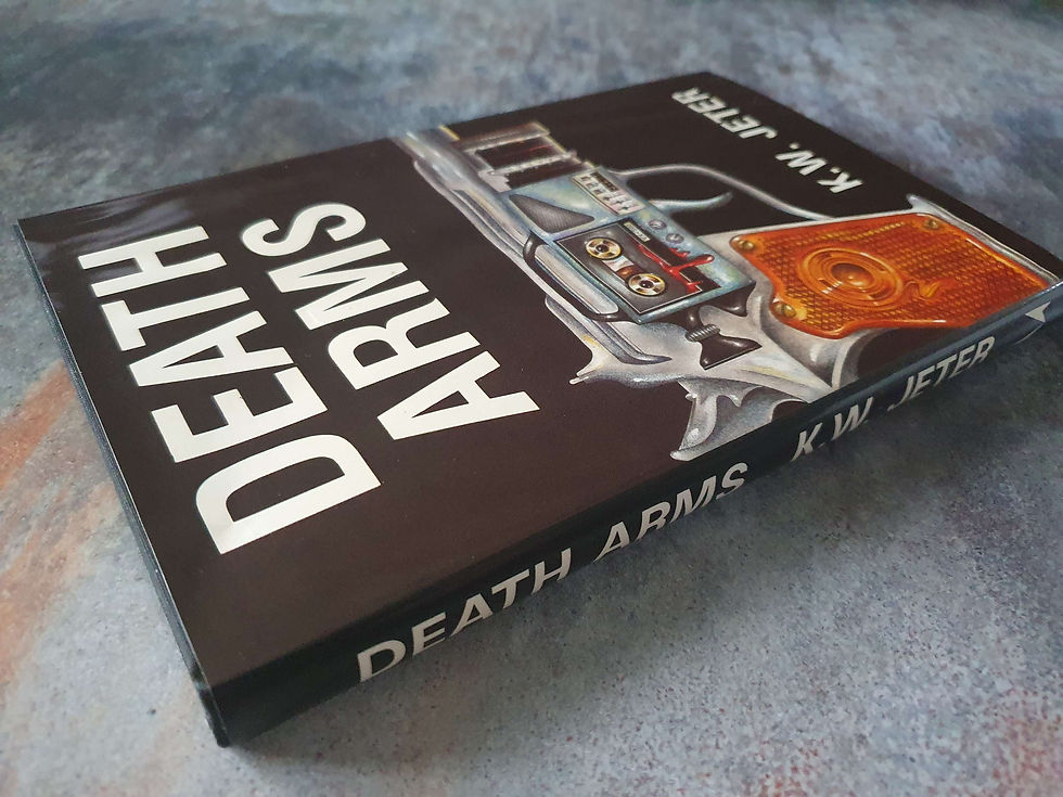 Thumbnail: DEATH ARMS: K.W. Jeter Morrigan Bath Signed & Numbered Edition 