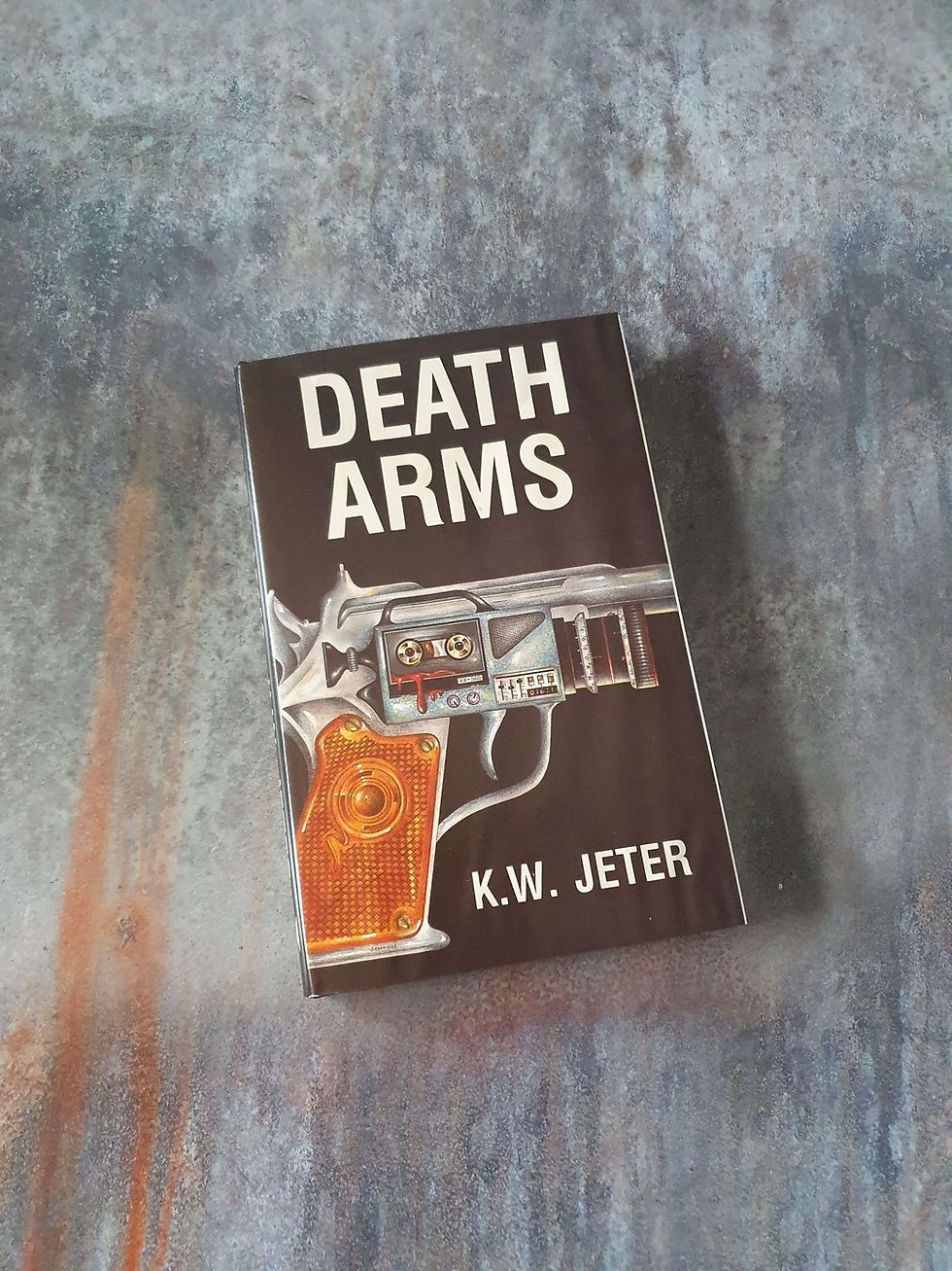 Thumbnail: DEATH ARMS: K.W. Jeter Morrigan Bath Signed & Numbered Edition 