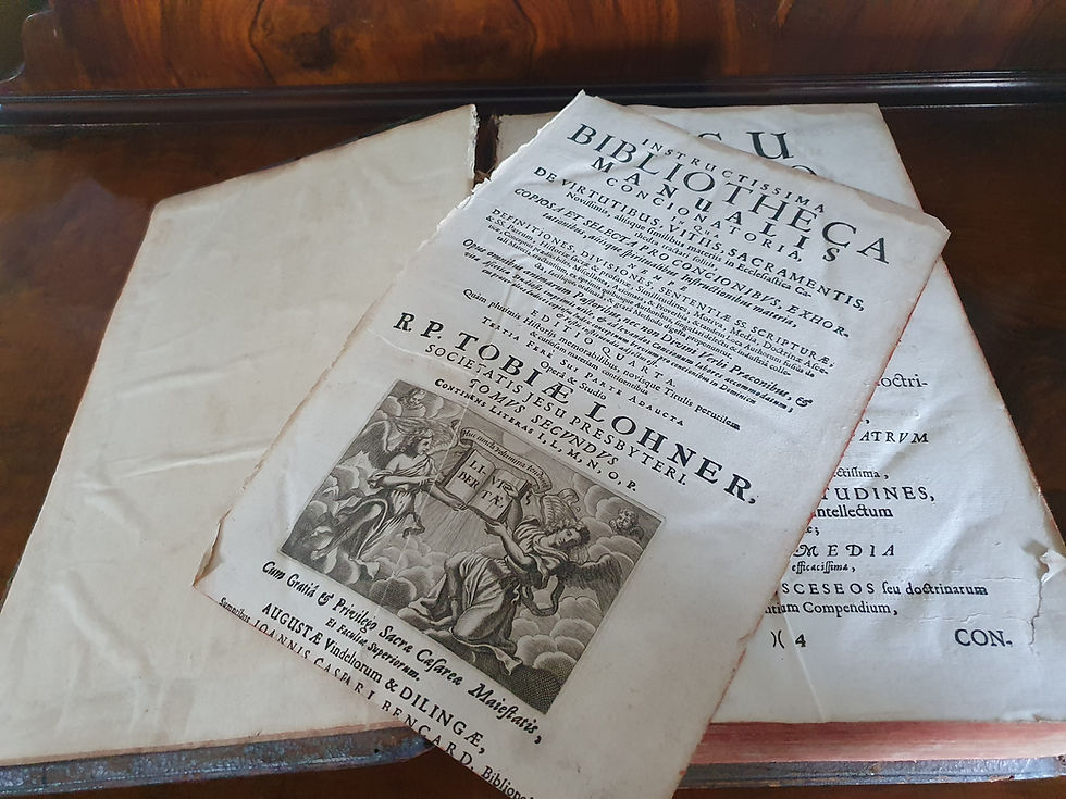 Thumbnail: Instructissima Bibliotheca Manualis Concionatoria...Tobias Lohner c1732