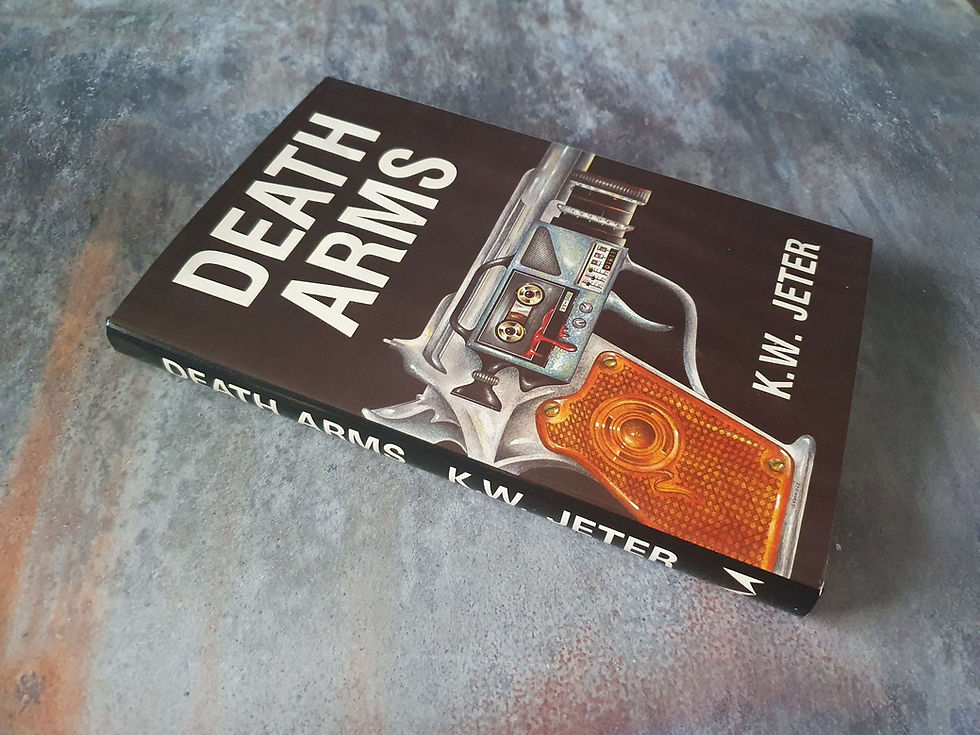 Thumbnail: DEATH ARMS: K.W. Jeter Morrigan Bath Signed & Numbered Edition 