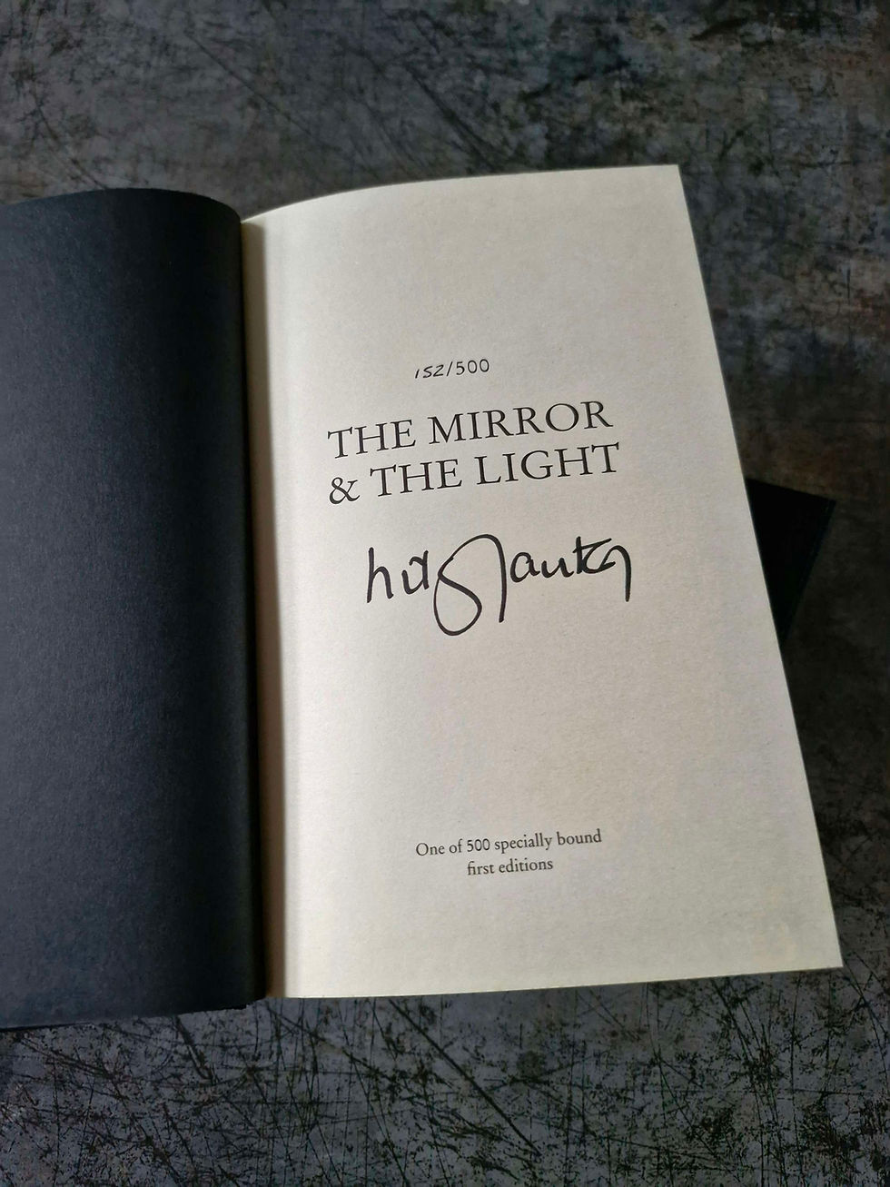 Thumbnail: THE MIRROR & THE LIGHT: Hilary Mantel Signed & Numbered Deluxe Edition