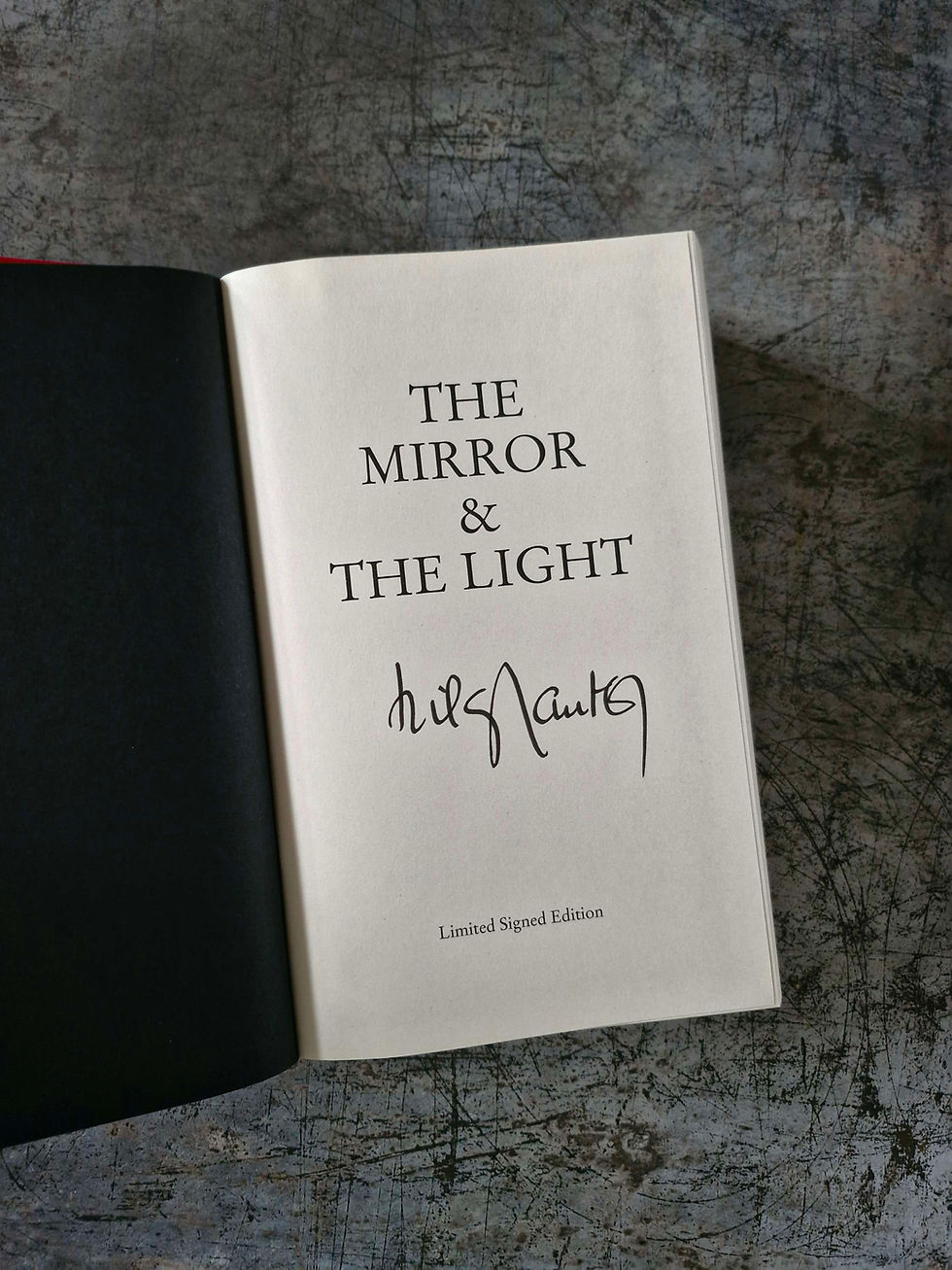 Thumbnail: THE MIRROR & THE LIGHT: Hilary Mantel Signed Clothbound Edition