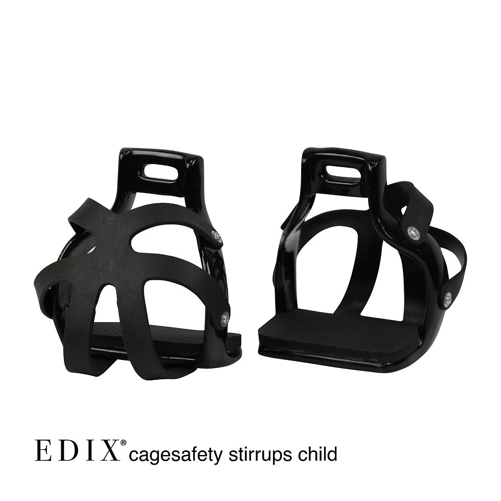 Thumbnail: EDIX Cage Safety Stirrups-Child