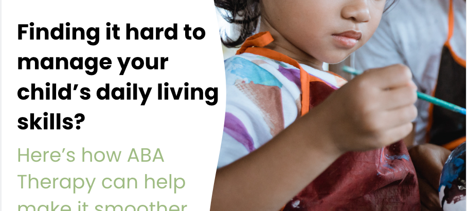 How ABA therapy can help with daily living skills