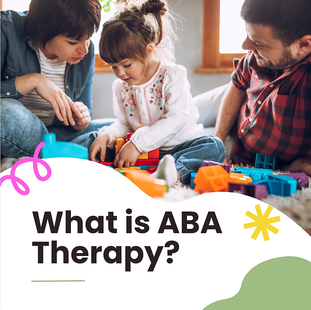 Family practicing ABA therapy