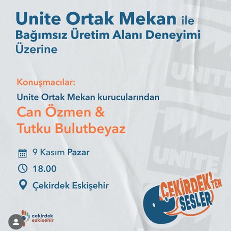 Çekirdek'ten Sesler Söyleşileri Başladı