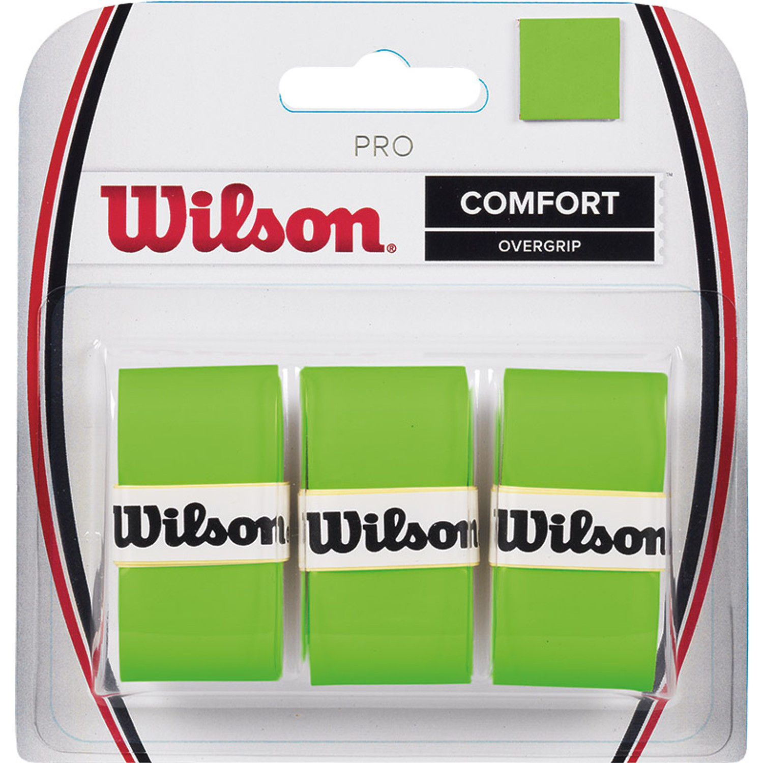 Wilson Pro Overgrip Groen 3 St