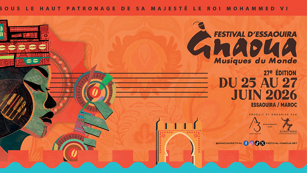 Affiche Festival Gnaoua 2026 à Essaouira