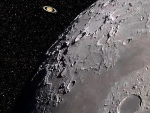 Saturn behind Moon