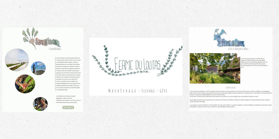 Tote bag La Ferme de Loutas en Isère