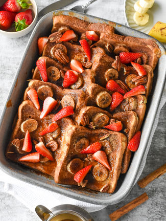 Vegan Baked French Toast