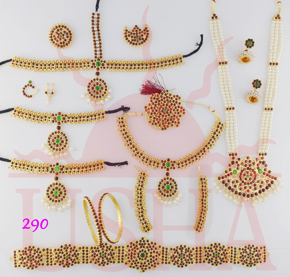 Bharatanatyam Jewellery Full Set