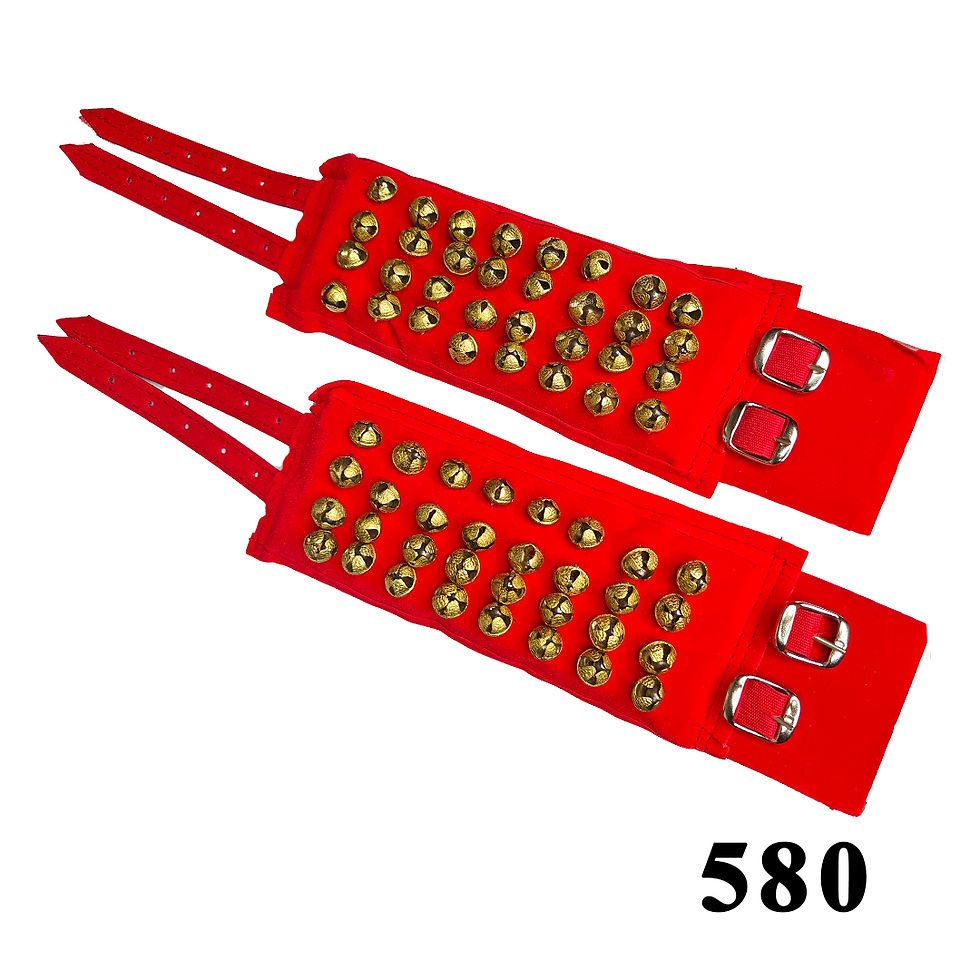 Premium 4 Line Dance Ghungroo - Brass Ankle Bells