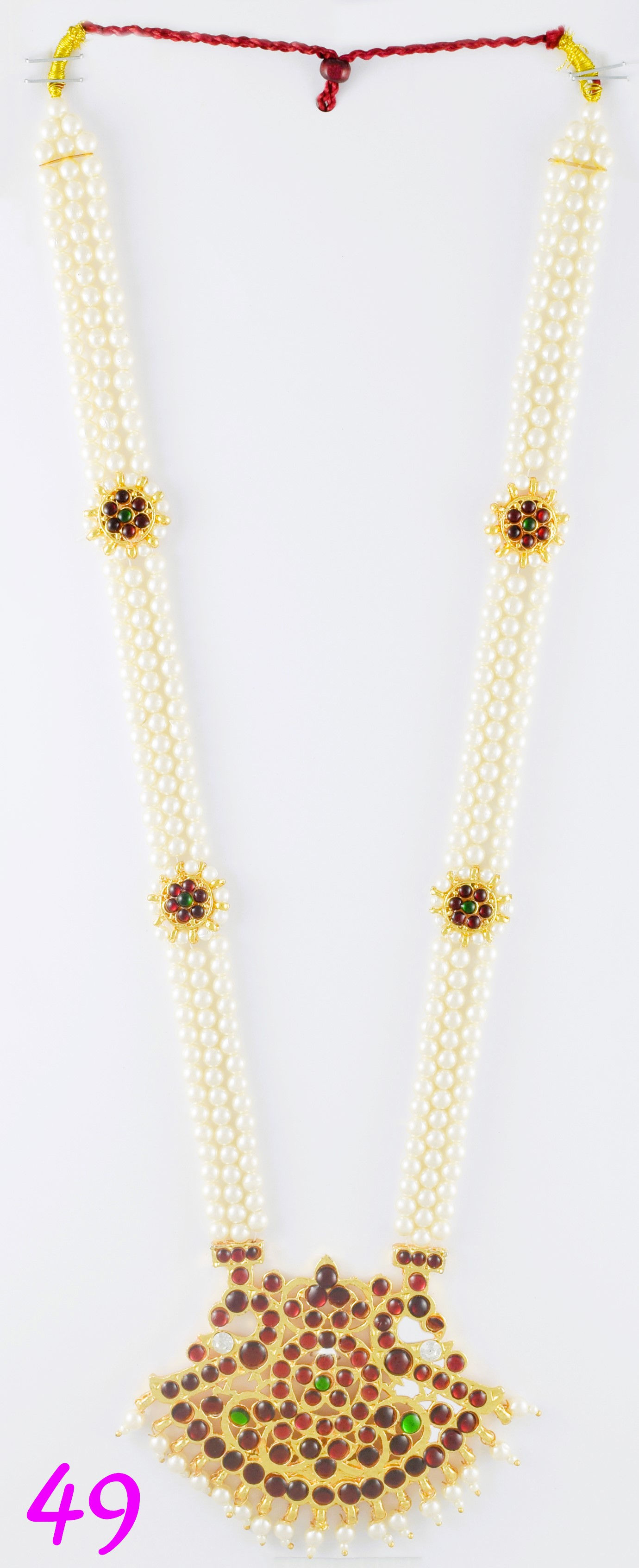 Peacock Design Long Pendant Necklace