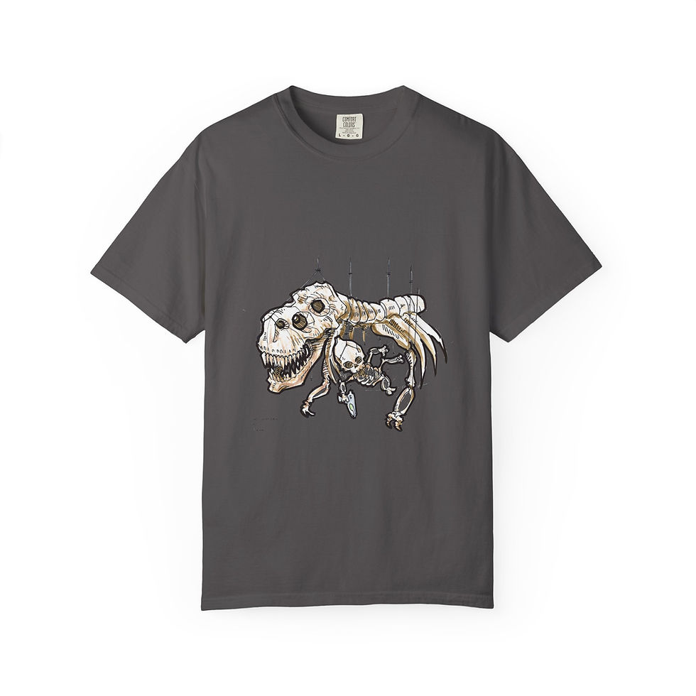 "Skeleton"  - Unisex Garment-Dyed T-Shirt 