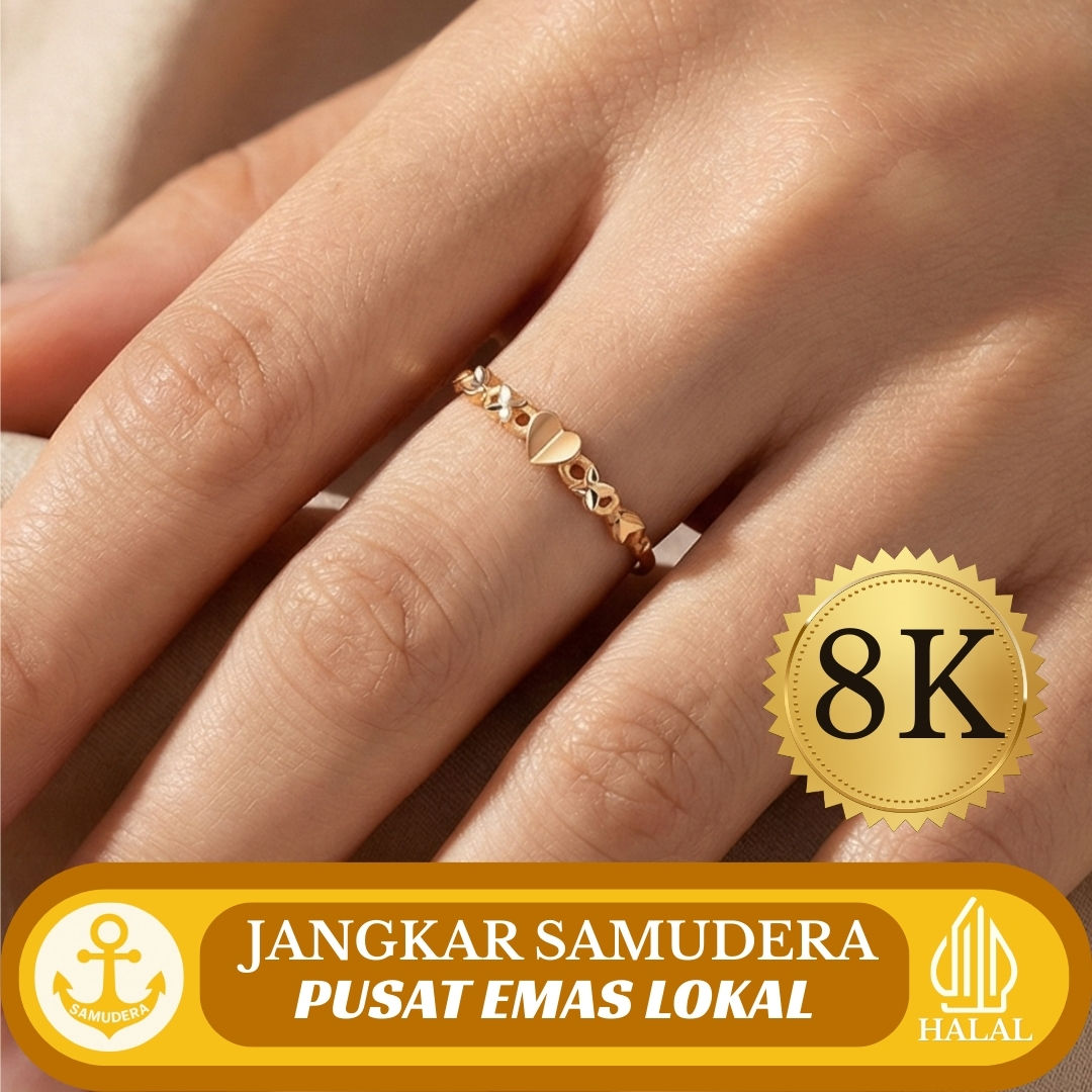 CINCIN RANTAI TENGAH LOVE (STW)