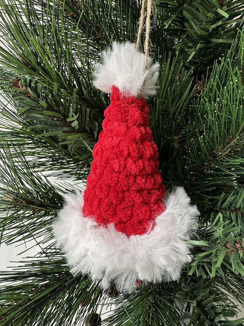 Thumbnail: Lil' Santa Hat Ornament