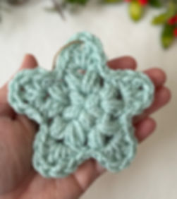 Teal Star Ornament