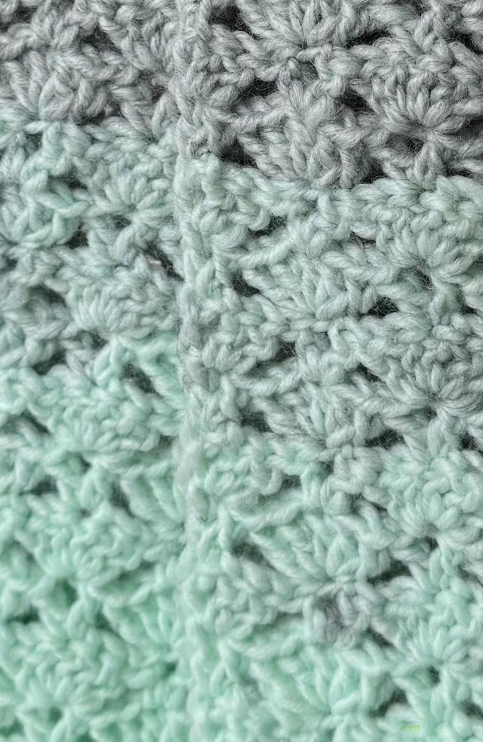 Thumbnail: Teal and Gray Ombre Scarf