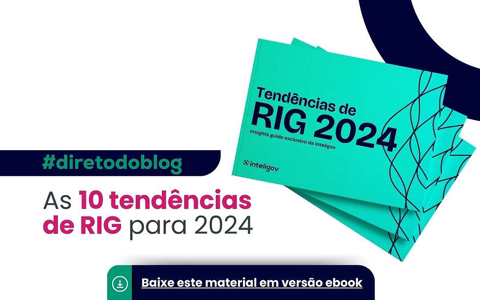 Título do artigo ao lado de uma imagem com os cards com as tendências para 2024. Abaixo um botão convidando o leitor(a) a fazer o download deste artigo na versão ebook