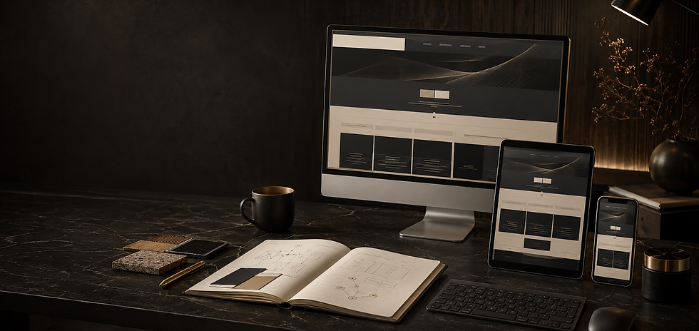 Website strategy, responsive design and digital development workspace
