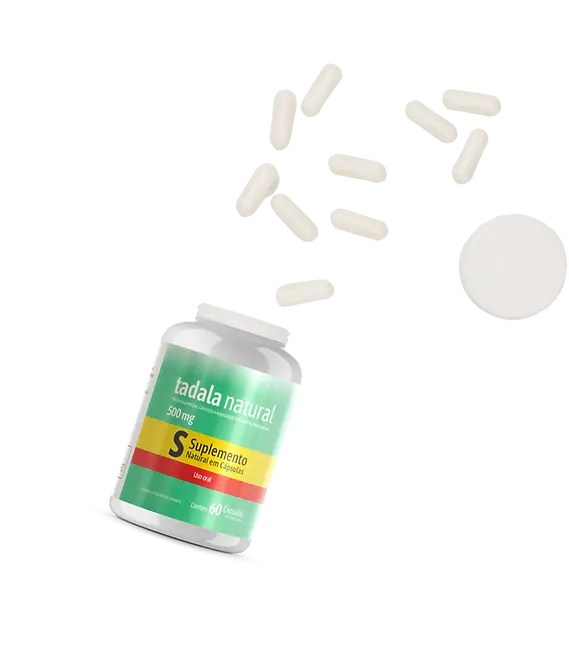 Desing do pote com as cápsulas