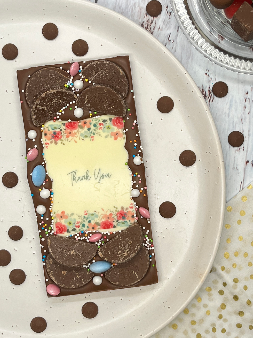 Thumbnail: The Pretty Floral Frame (Add Own Message - Suitable for Any Occasion)