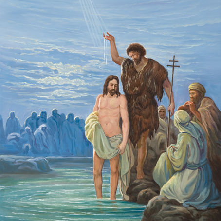 Baptism ( Matthew 3:16-17, Mark 1:10-13 )
