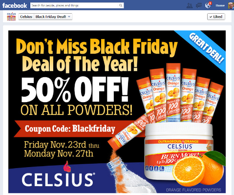 CelsiusDrink How to Increase Facebook Fans and Engagement with the Right Promotion