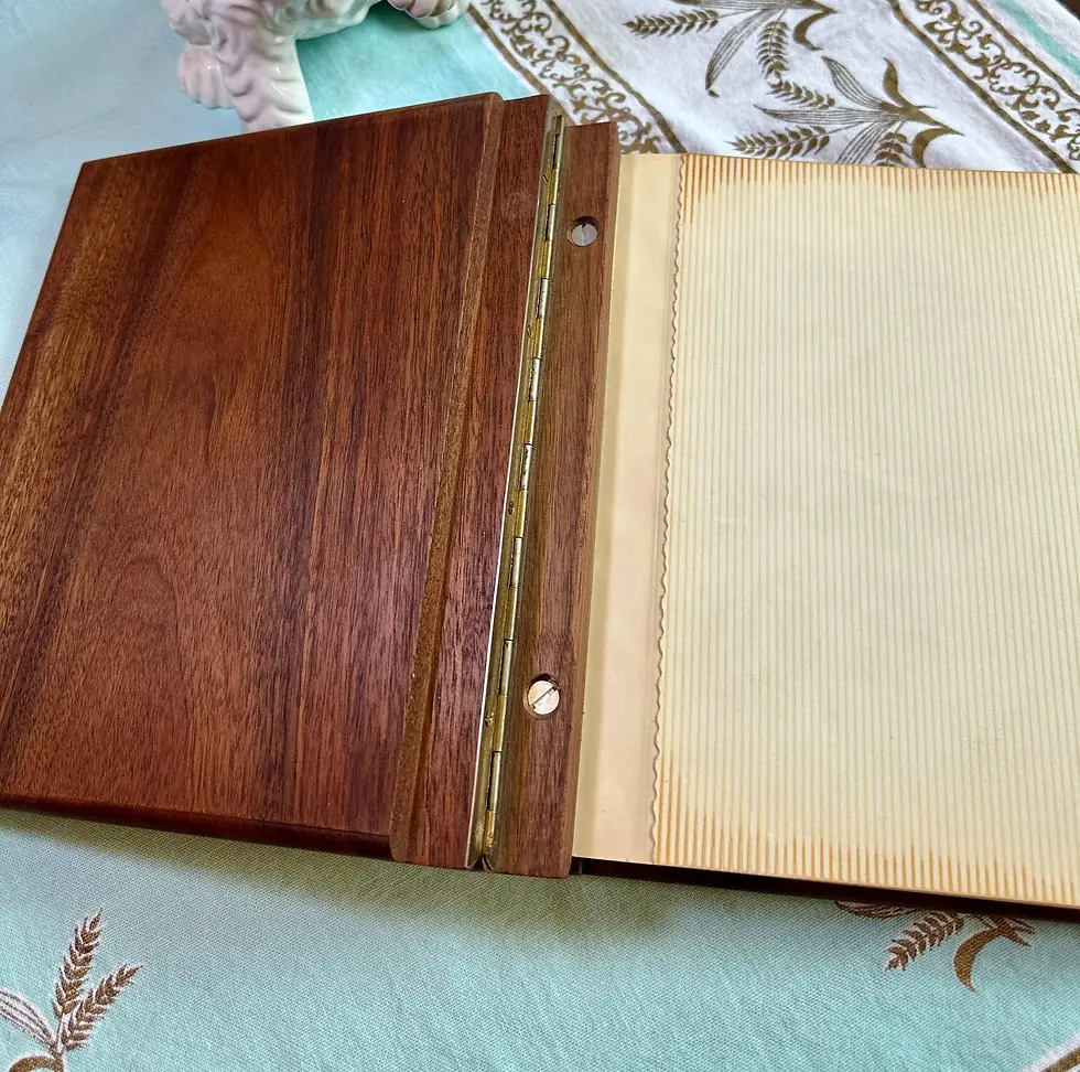 Thumbnail: Vintage 1970s Teak Photo Album, Tea Town Woodcrafts, c. 1979 (HG-A097)