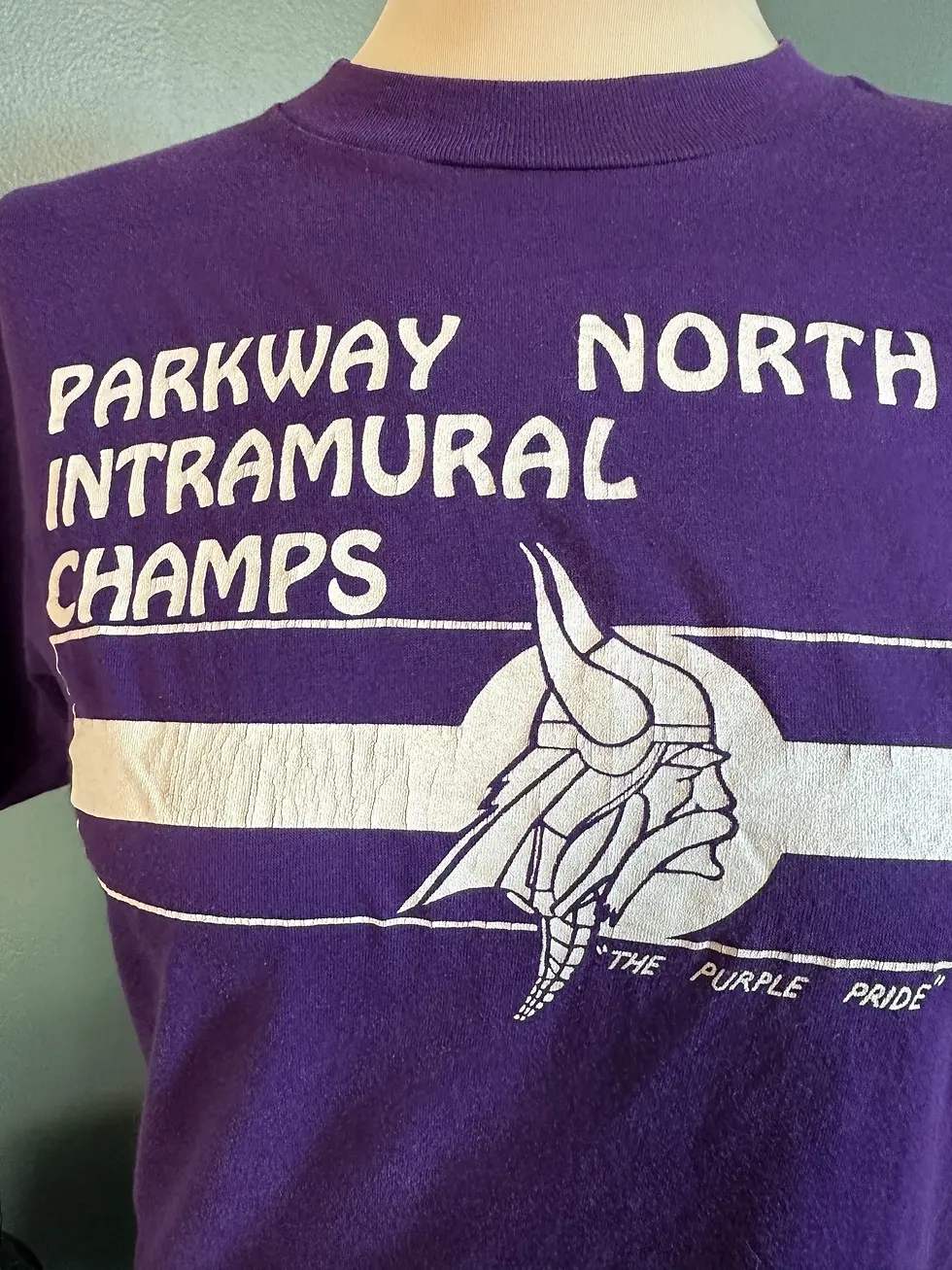 Thumbnail: Vintage 80s T-Shirt, Parkway North Intramural Champs, Sports Shirt, Purple