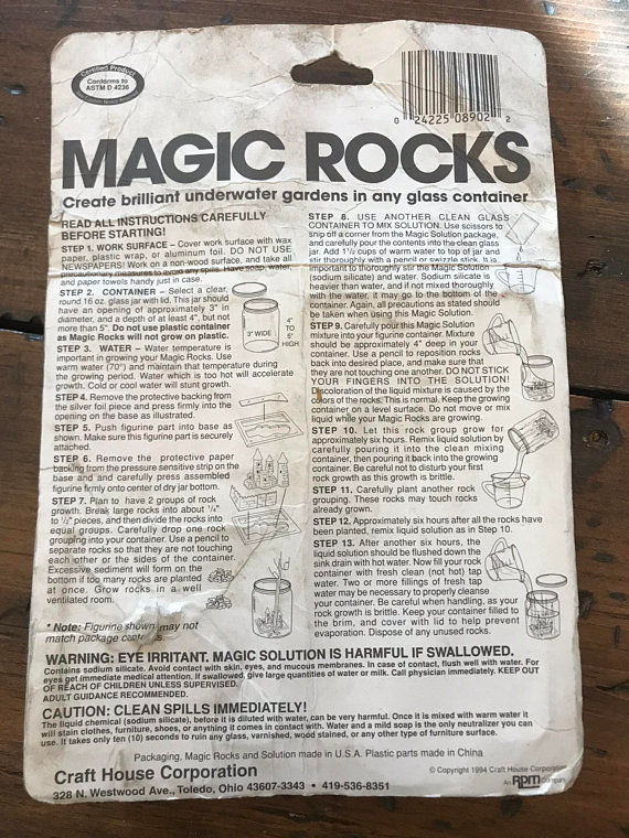 Thumbnail: Vintage Magic Rock, Rock Garden ScienceKit