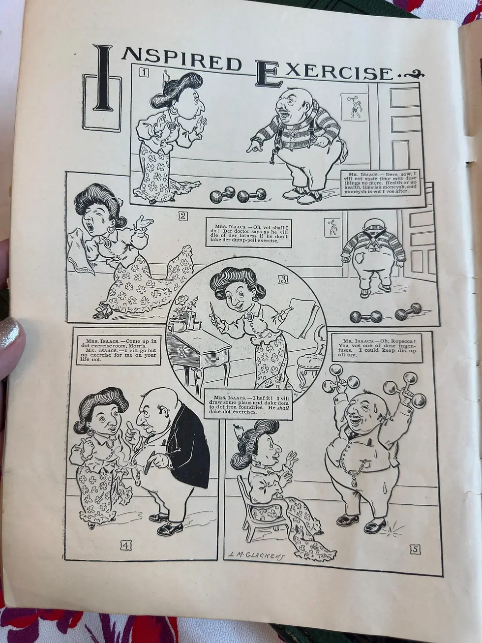Thumbnail: Antique Puck's Monthly Magazine and Almanac, 1879, Political Cartoons (EP-A051)