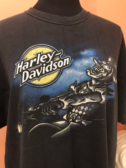 Thumbnail: 2000s Tshirt, Harley-Davidson World, Oklahoma City, OK, Joker, Clown