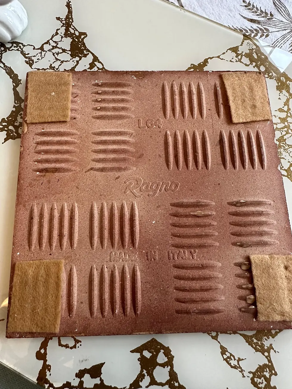 Thumbnail: Vintage 1970s, Ragno Tile, Butterfly and Cottage Scene, Tile Trivet, Coaster