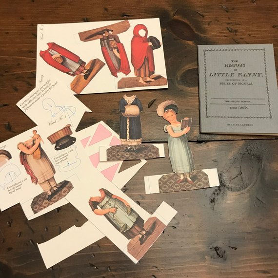 Paper Doll, The History of Little Fanny, Regency Style, Little Girl Paper Doll