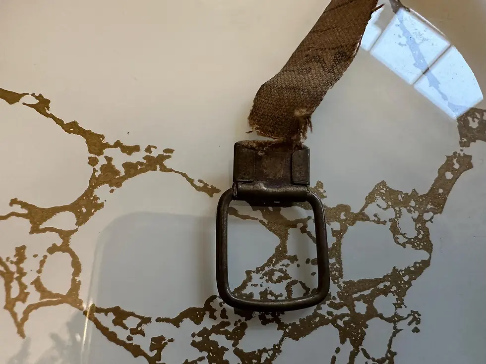 Thumbnail: Antique Tape Measure, Universal 25 Foot Cloth Retractable tape measure. OD-A064