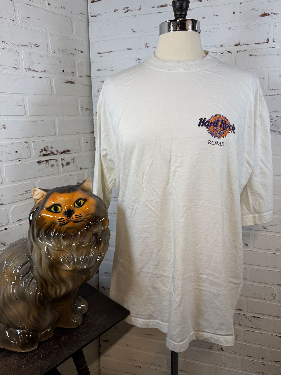 Thumbnail: Vintage Hard Rock Cafe Rome T-Shirt XL | Italy Travel Graphic Tee TS-A527
