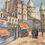 Thumbnail: Oil Painting, Paris Market, Chappou, Impressionist Art