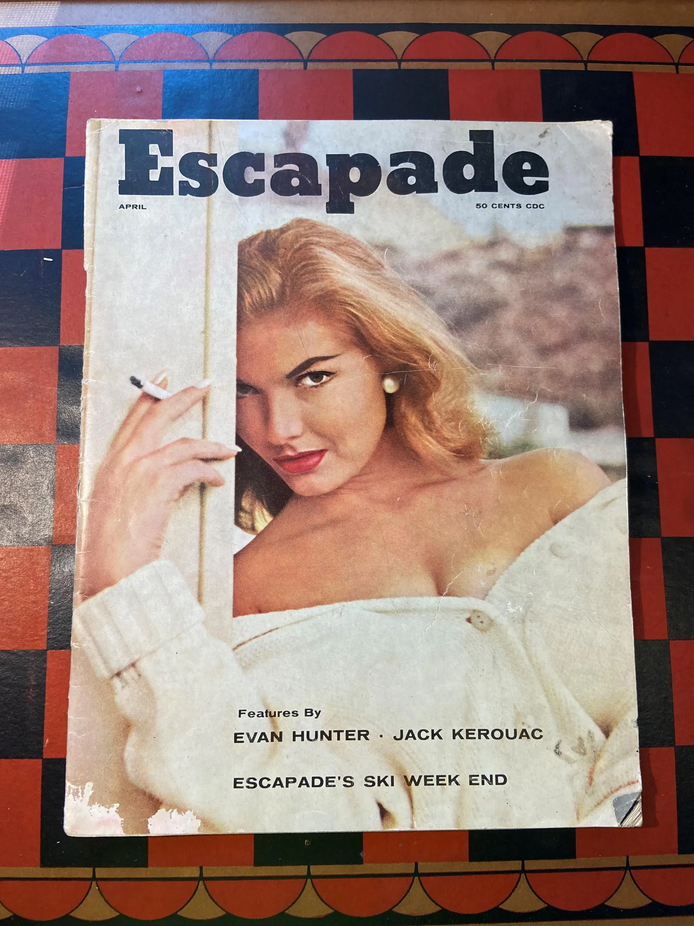 Vintage Magazine, Escapade April, 1959, Skiing (EP-A108)